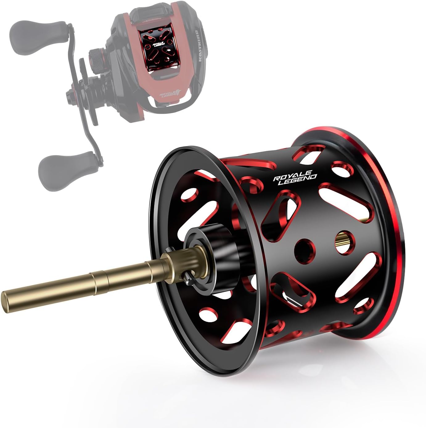 KastKing Royale Legend Fishing Reel - Ultra-Light Aluminum Spool, Corrosion Resistant, Compatible with Royale Legend II/GT Baitcasting Reels