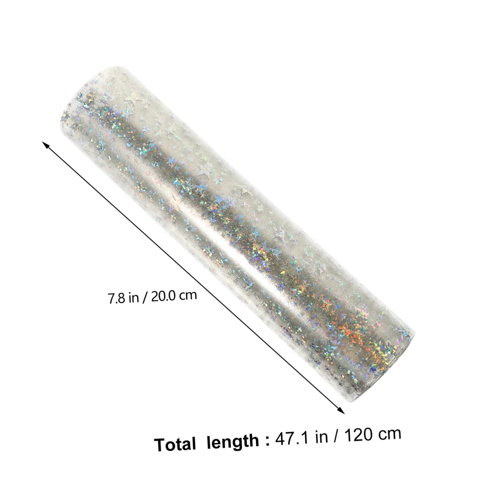 ERINGOGO 1 Roll Transparent Pentagram Film Material Vinyl Craft Clear Film for Luggage Pen Bag Film Creative Film Decorative Film Pen Case Making Film Handmade Film