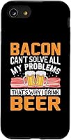 Vista 43 de Bacon Lover Funny Bacon Famous Food Keto Diet Case for iPhone 7 Plus/8 Plus