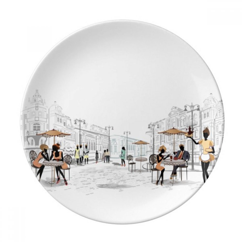 Assiette à dessert décorative France en porcelaine pour embellir votre table de dîner