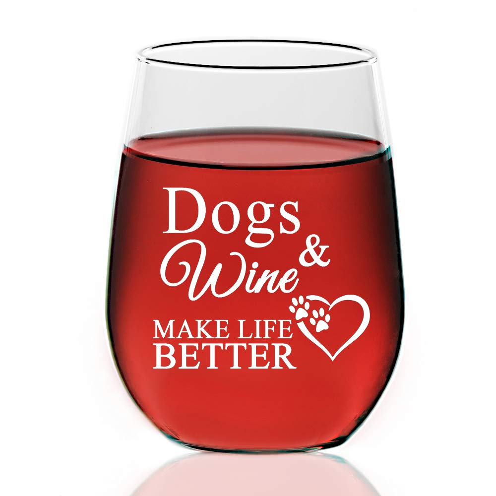 Chloe & Madison Engraved Wine Glasses, 21 Ounce, Clear