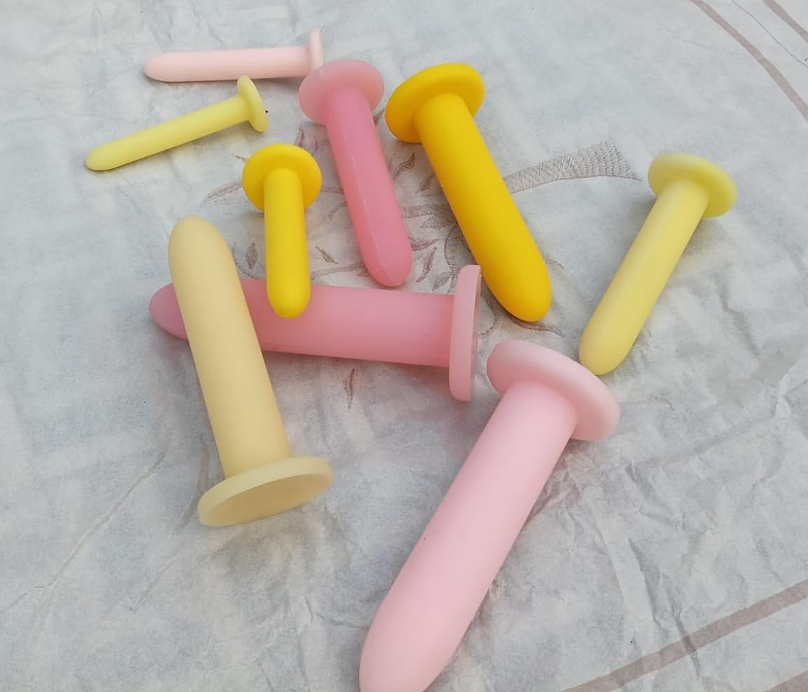 Body Fitness Silicone Dilator Set for Pelvic Floor Relaxation – 11 Piece Kit – Soft Heat for Intimacy and Wellness | Pelvic Floor Muscle Exerciser | Helps w/Spasms & Pain | Improves Kegel Muscles, Strength, Flexibility, & Bladder Control-image-49