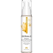 Derma E Vitamin C Renewing Face Moisturizer, 2 Oz, Brightening and Hydrating Facial Skin Renewing Cream, Anti-Aging Wrinkle Cream for Women, Day and Night Moisturizer for Face