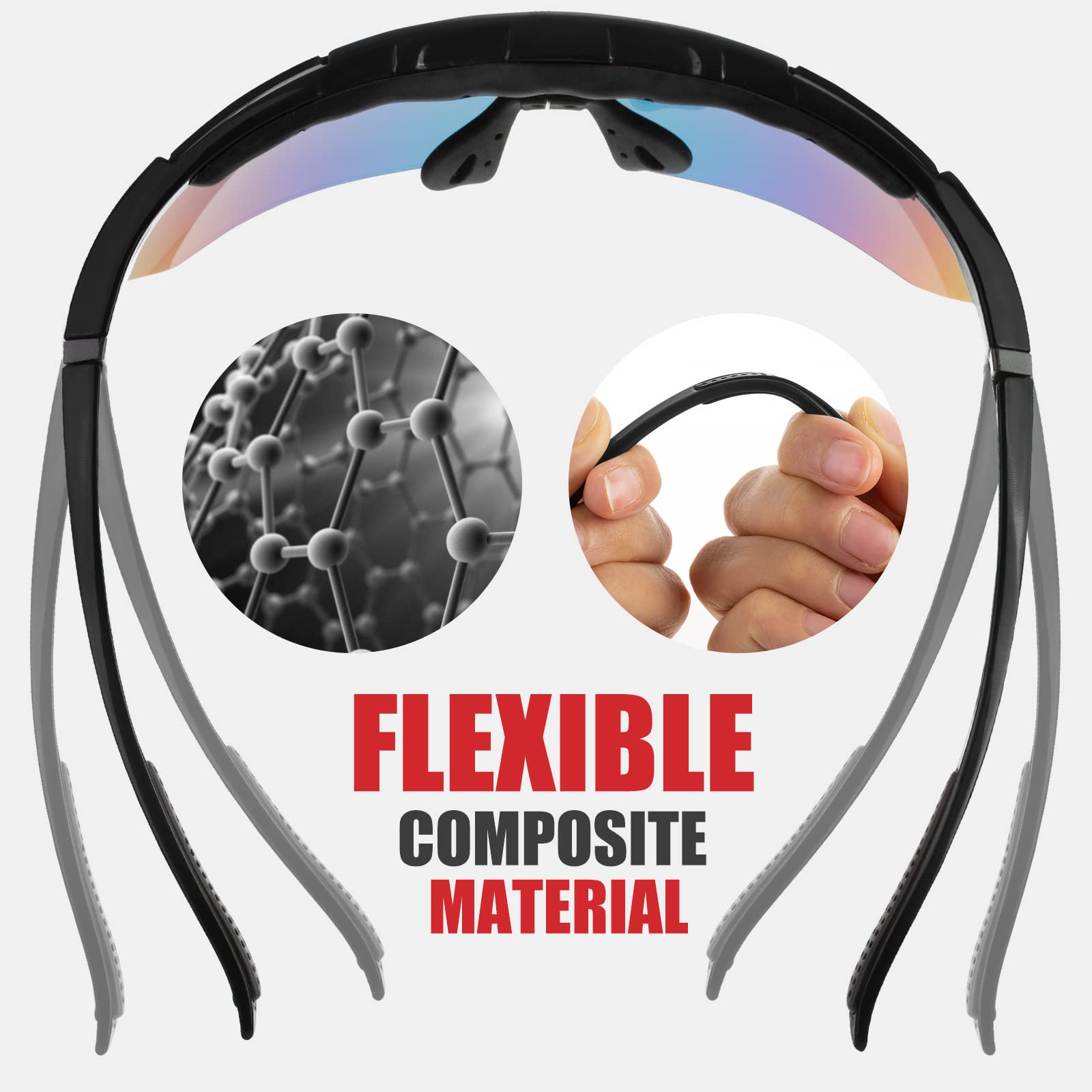 Lunette De Tir Lunettes Protection ACE Schakal SKL-1 - 3 Verres Interchangeables - Norme Militaire Lunettes Sport