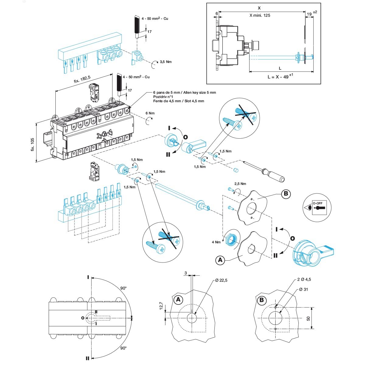 Hager Commutatore HI403R 63A 3250613190064