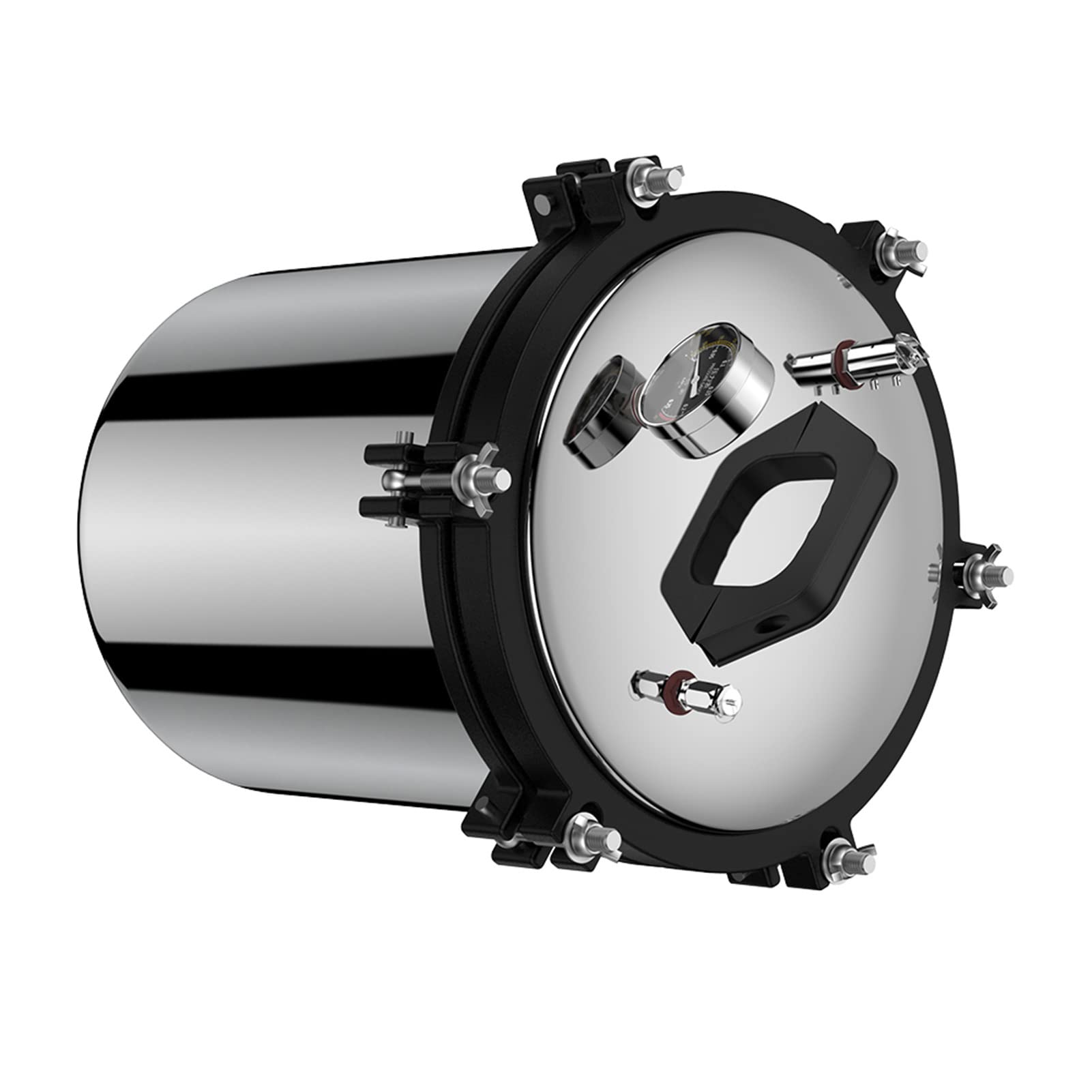 Autoclave de acero inoxidable, apagado automático, 18 L, autoclave de vapor para recipiente de vidrio