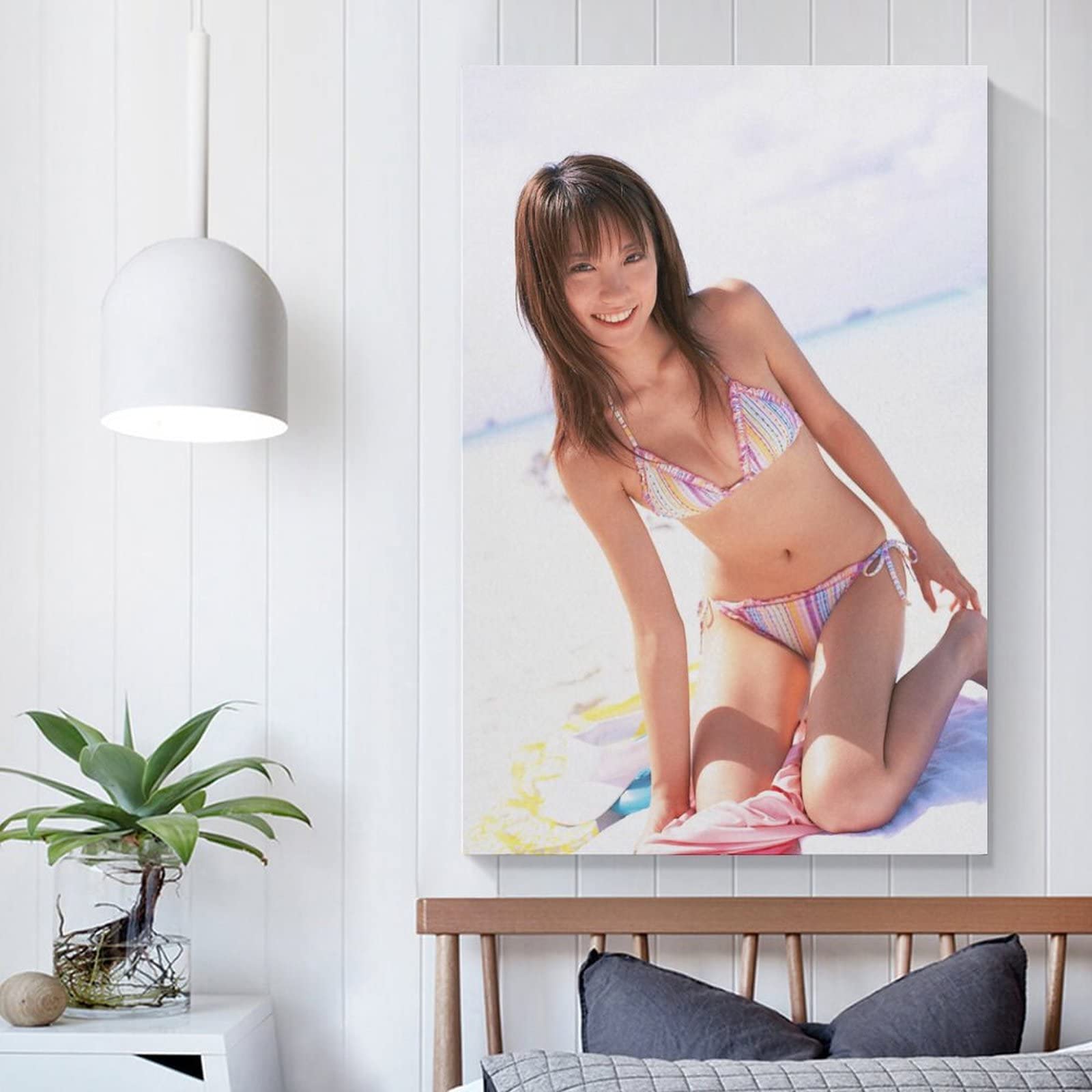 Amazon.co.jp: 山本梓写真水着セクシー壁飾りポスター アートパネル
