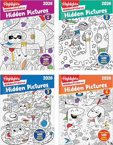 Highlights Hidden Pictures 2026 Activity Books for Kids Ages 6 and Up,...
