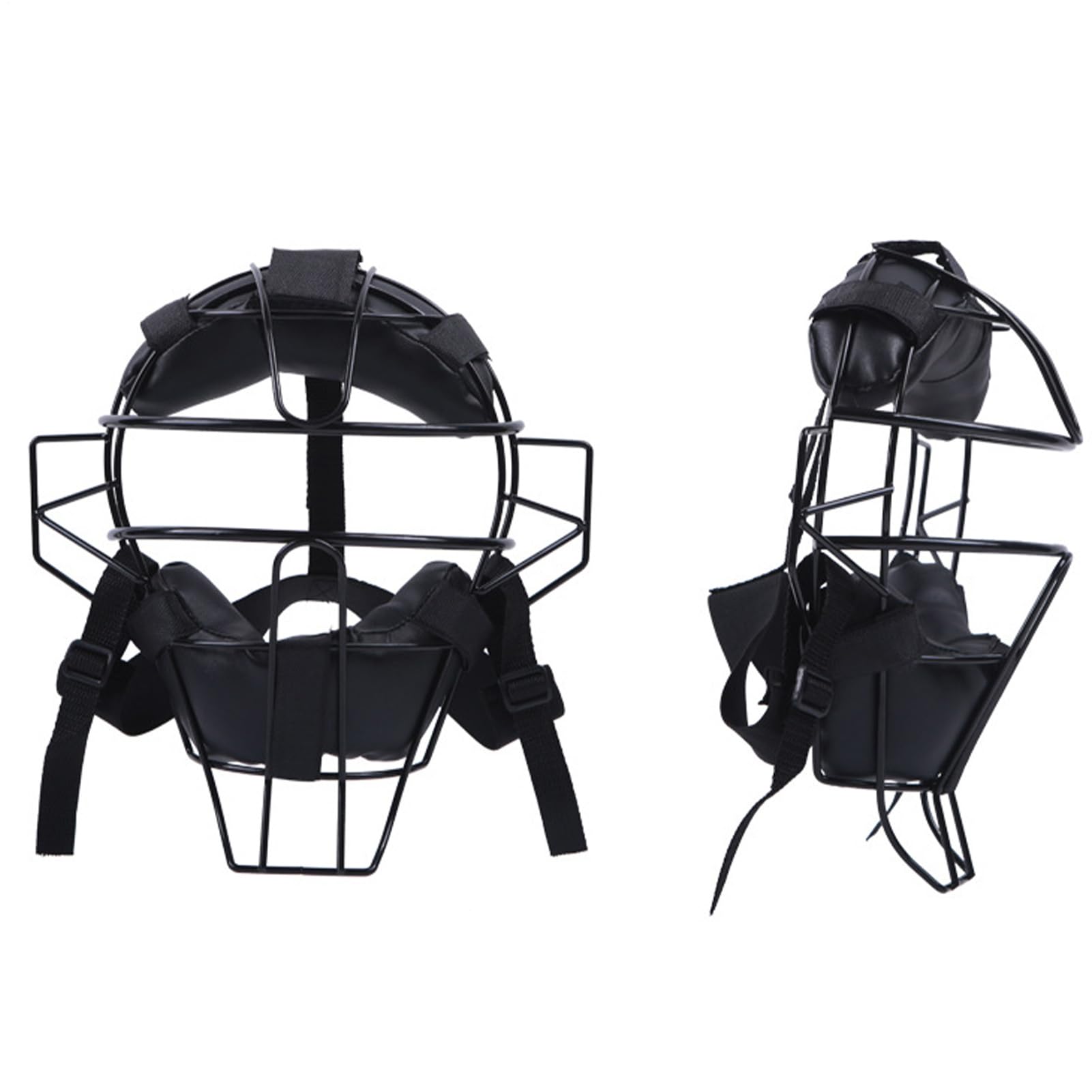 Máscara de béisbol para adultos, máscara de softbol para adultos, máscara de árbitro ajustable para béisbol, ligera, tradicional, segura, de cara completa, máscara protectora de softball con