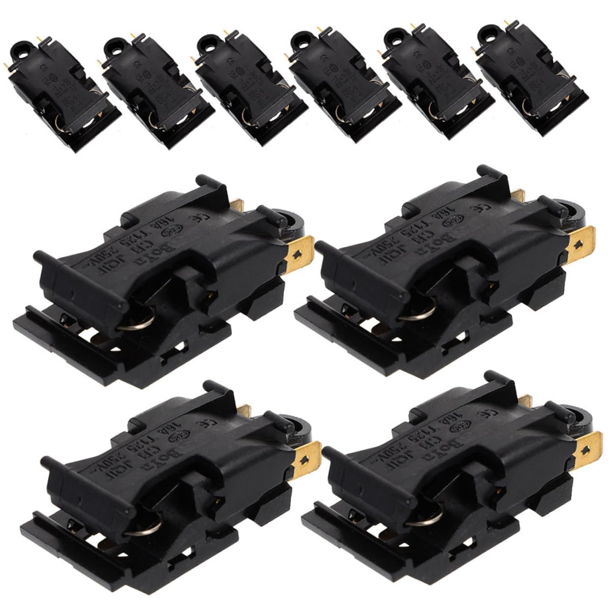 LALADEFIEE Electric Kettle Thermostat Auto Temperature Control 16a 10pcs Pack for Heater