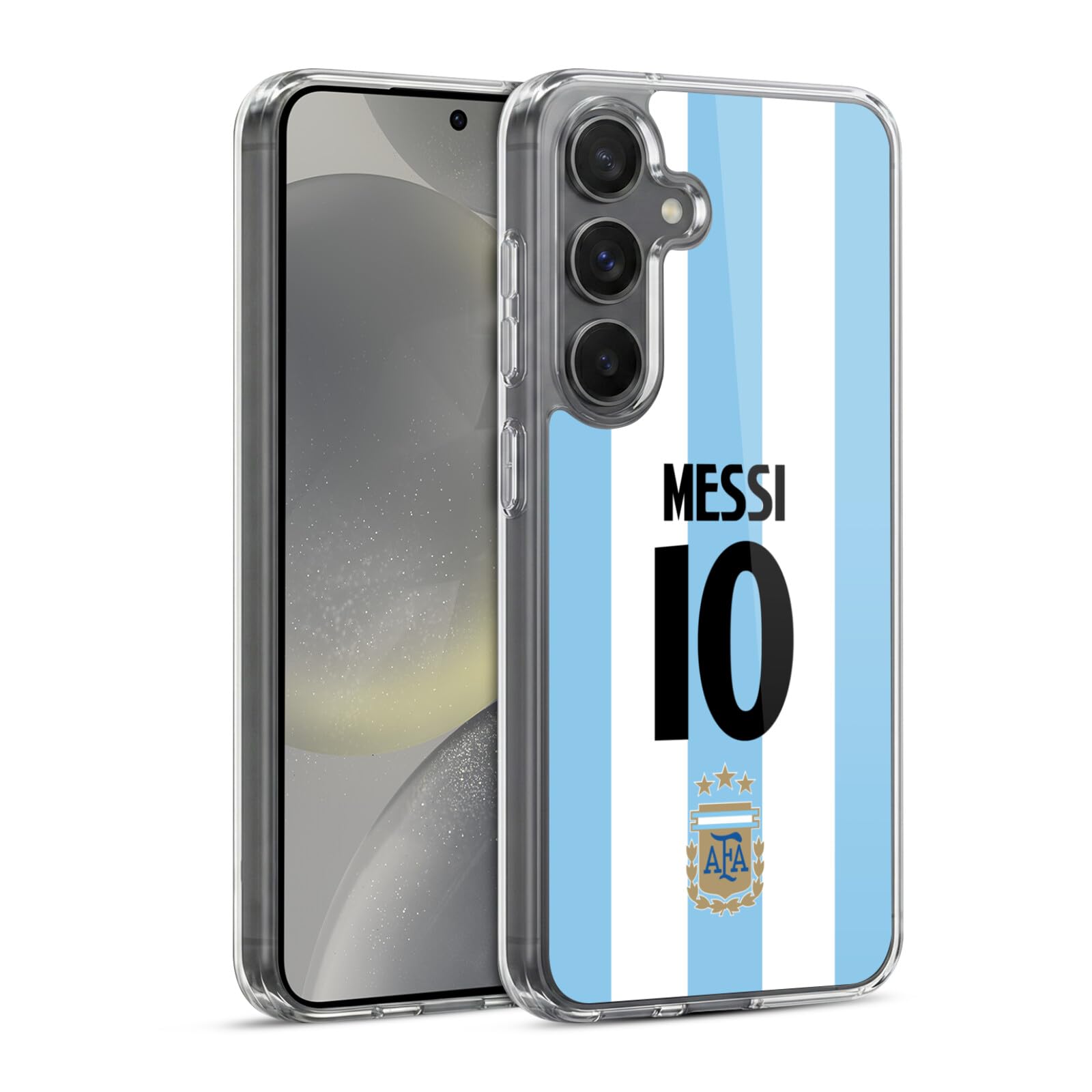 Head Case Designs Officially Licensed Argentina National Football Team Lionel Messi 2024/25 Player Home Kit 1st Group Gel Case [Military Grade