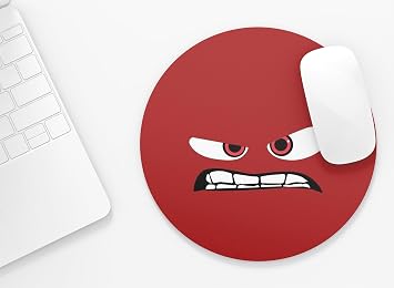 fke Karakteri, Ters Y z - Yuvarlak Mouse Pad, 19,50