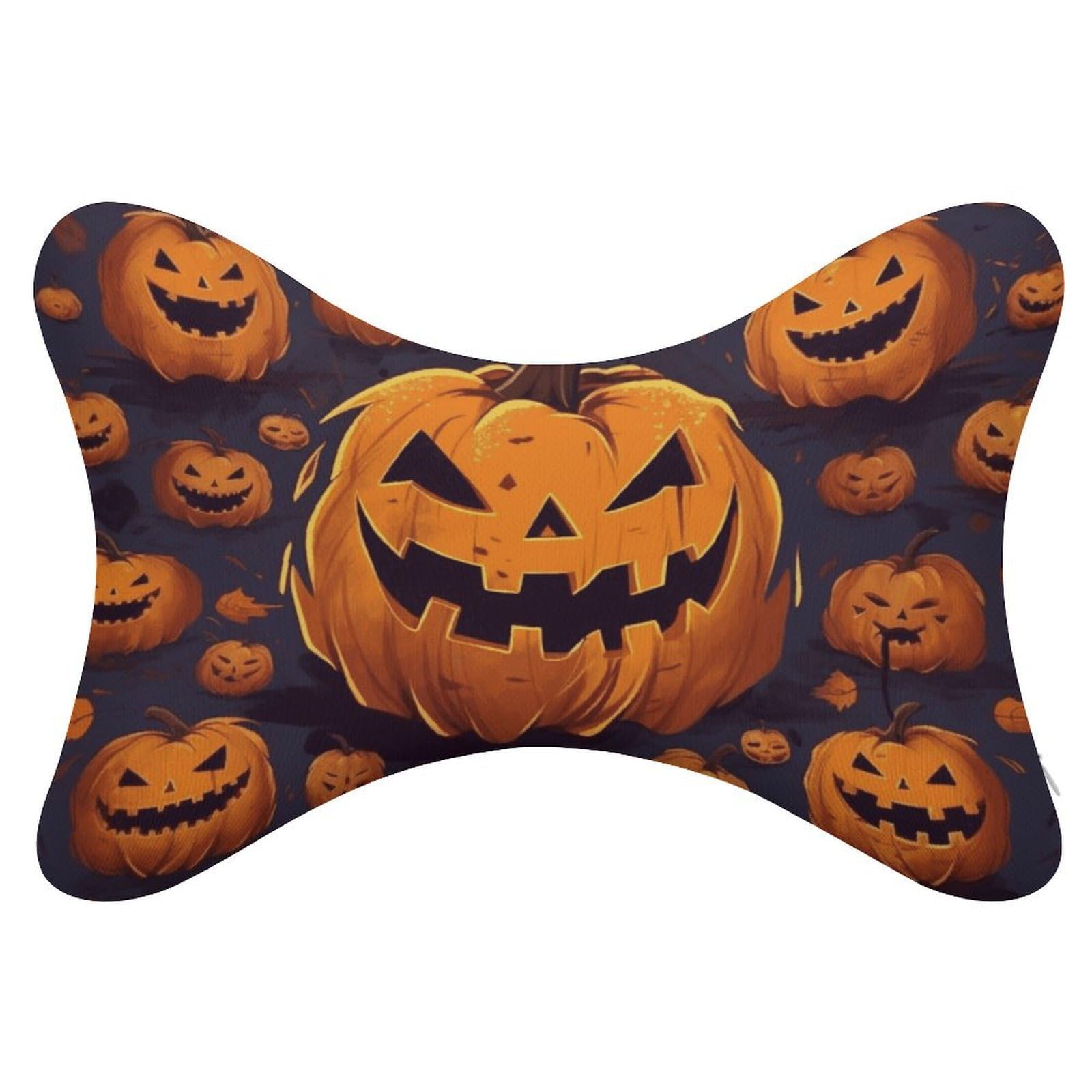 JTREHY - Dog Bone Car Neck Pillow Travel Headrest Back Chiropractic Adjustable Strap Sofa Lounge Chair for Car Seat