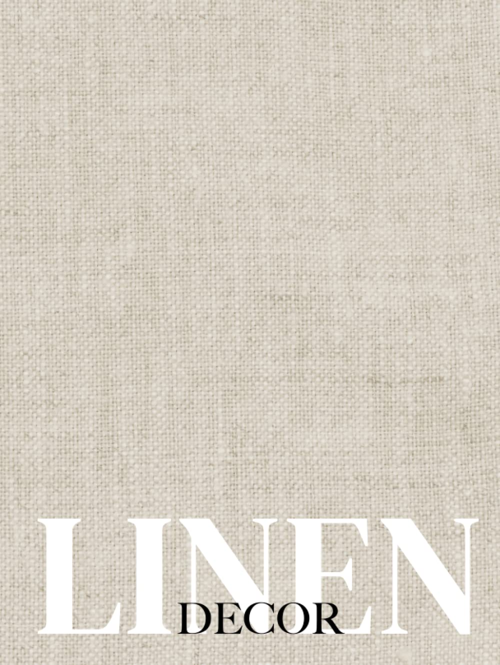 Linen Decor: Hardcover Decorative Book For Home Decor | Book Decor For Coffee Table | Thick Decorative Display Book For Shelves, Bookends, Cases and ... Linen (Decorative Books For Home Decor)