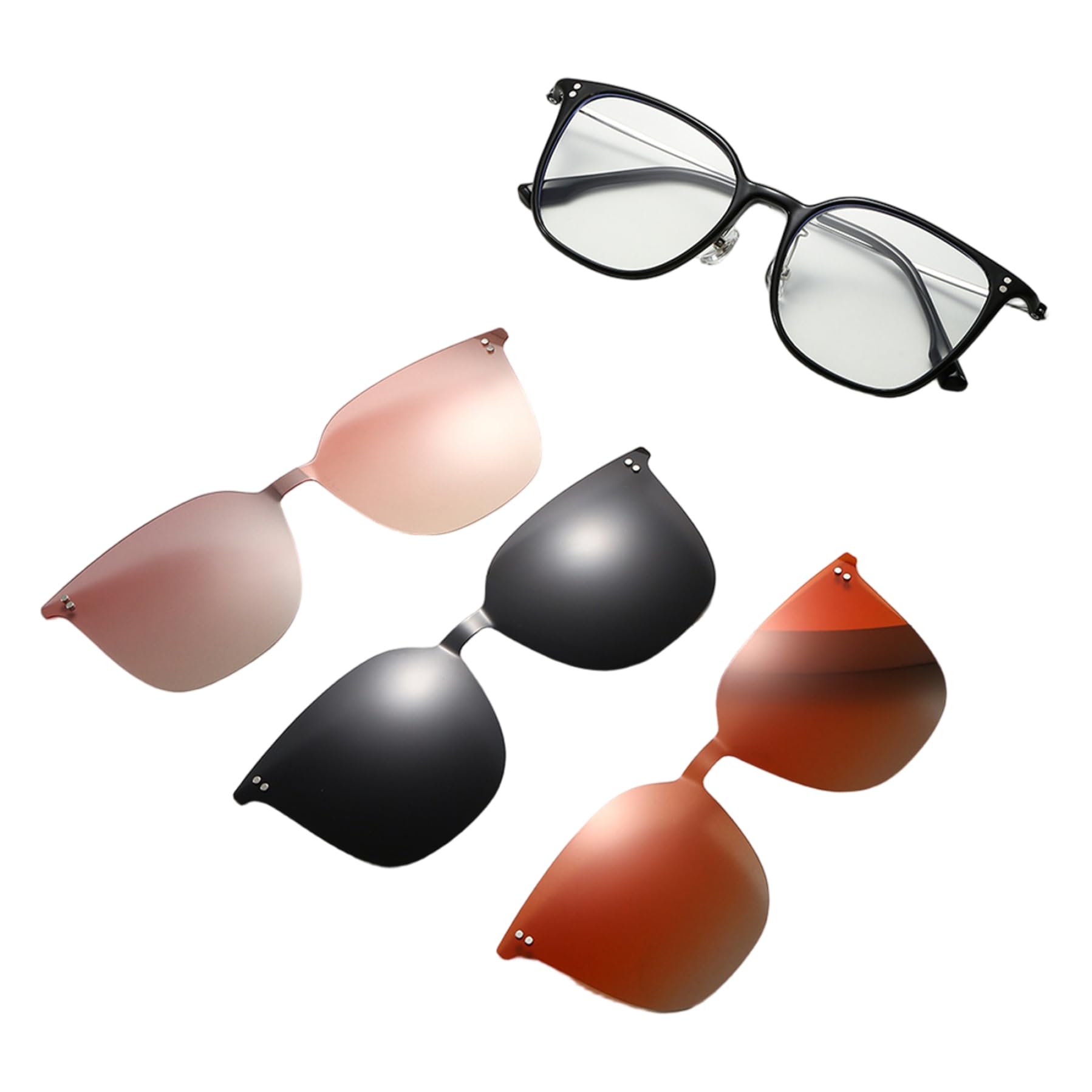 Gafas de sol magnéticas 2 en 1 protectoras con filtro de bloqueo de luz azul diario 7