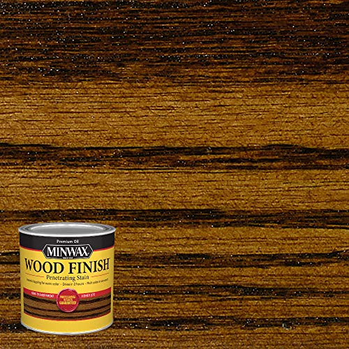 Image of Minwax 227624444 Wood Finish Penetrating Interior Wood Stain, 1 /2 Pint, Honey