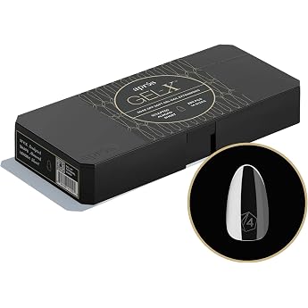 APR&Eacute;S Gel-X&reg; Almond Nail Tips Set | 280 Count Soft Tips | Total 14 Sizes (00-9) with Half Size (Sculpted Almond Short, 280 Co