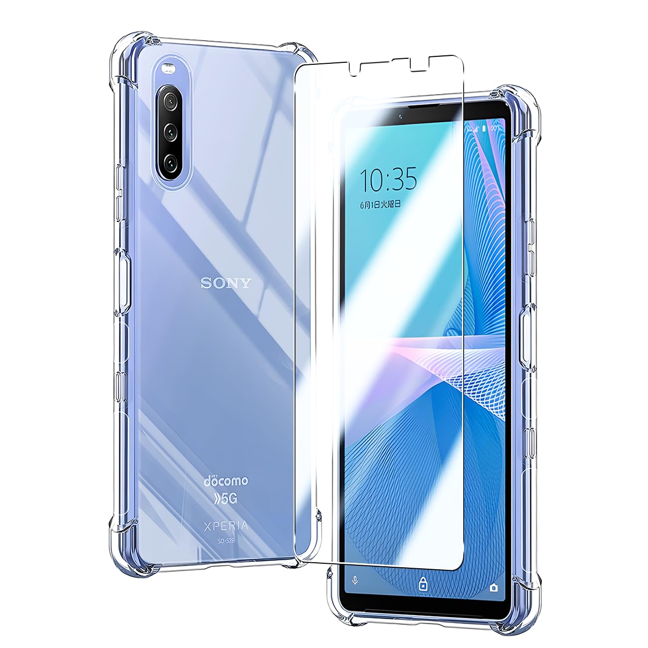 傷少XPERIA 10 III SO-52B(K)保護ガラス付SIMロック解除済 Amazon.co.jp: 対応 Xperia 10 III SO-52B SOG04 Xperia10 III Lite