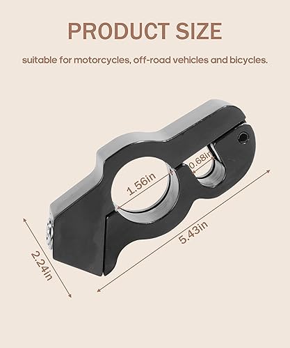 Miniatura 2 de bylikeho Cerradura de motocicleta, cerradura antirrobo para manubrio de bicicleta, accesorios de automóvil, agarre del acelerador, palanca de freno,