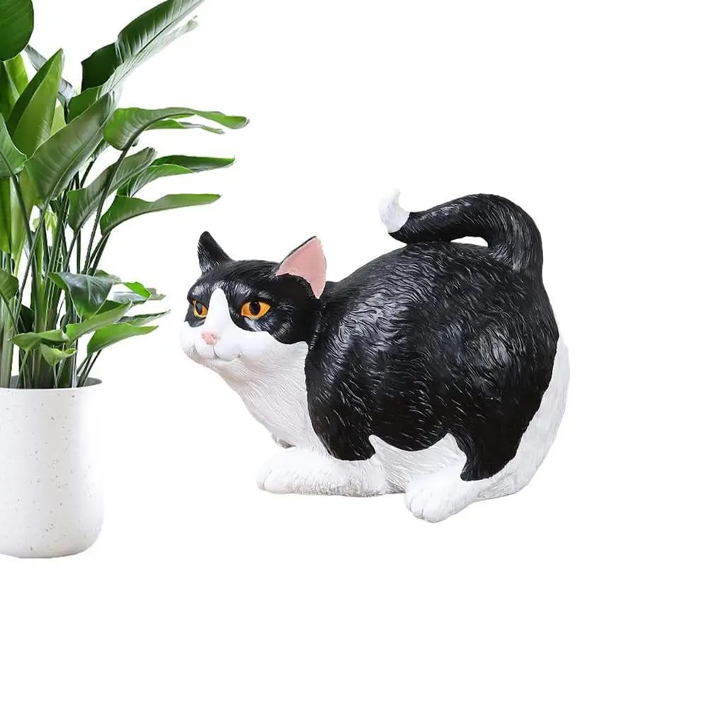 Katzen-Hintern-Taschentuchhalter - Quadratische Taschentuchbox-Abdeckung Tabby Cat - Niedliche Badezimmer-Accessoires A