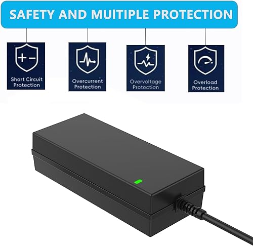 Miniatura 5 de Adaptador de Corriente Certificado SGS 42V 2A Powerfast Conector de 3 Clavijas para 36V Sports Mod y Pocket Mod Batería de Litio 10S, Reemplazo