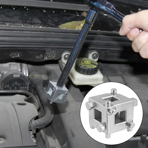 Miniatura 6 de Herramienta de pistón de freno de disco para automóvil, desmontaje automotriz de 38 pulgadas, compresor de compresión de pinza de freno trasero,