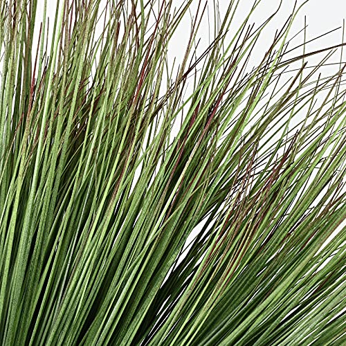 Artificial Plants 8 Pcs Artificial Onion Grass Bushes 23.6'' Plastic Wheat Grass Faux Greenery Shrubs Uv Resistant Plants For Indoor Outdoor Home House Office Room Garden Decor (Green) #TOP5