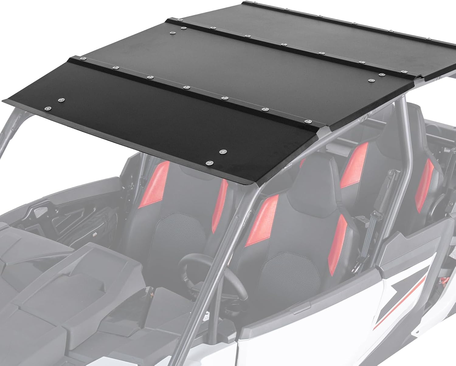 KEMIMOTO 2024/2025+ XP 4 1000 Roof Top Aluminum Compatible with 2024/2025+ Polaris RZR XP 4 1000 Heavy Duty Black Roof Hard