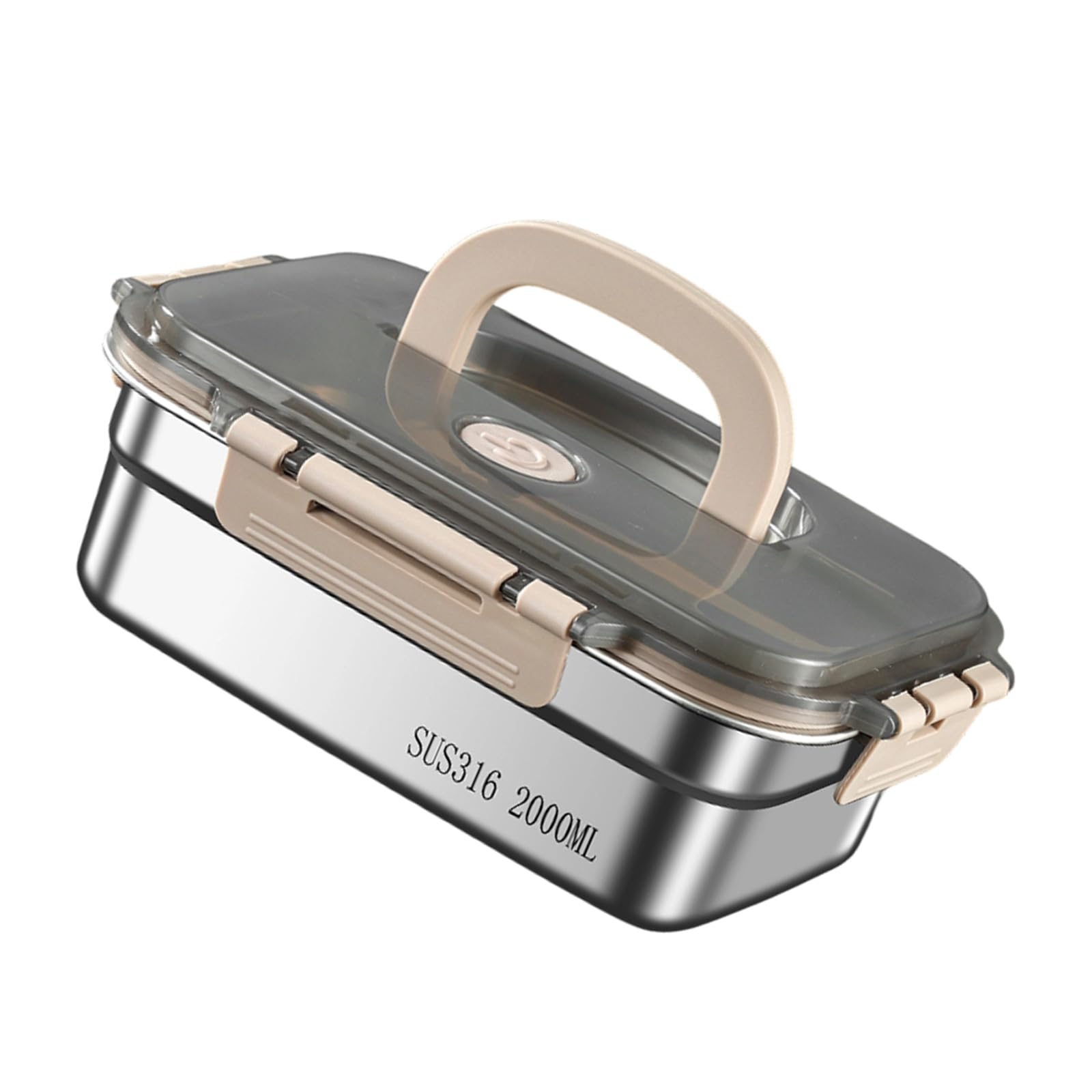 Gissroys Bentos Lunch Box Stainless Steel Leakproof Food Storage Container with Lid and Handle Microwave & Dishwasher Safe Stainless Steel Lunch Box
