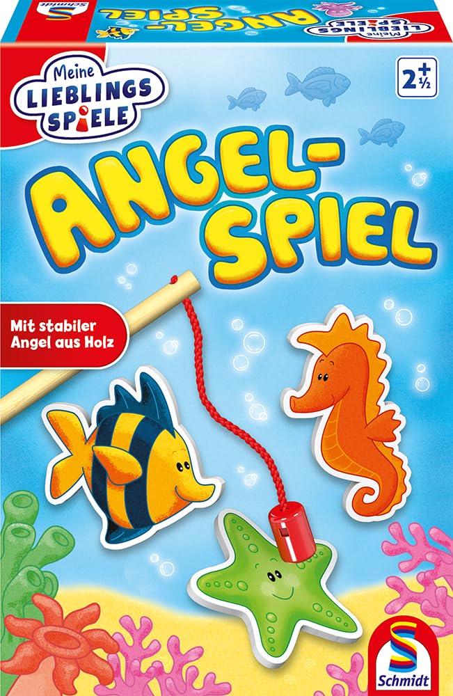 Schmidt Spiele 40595 Fishing Game Children's Play My Favourite Games Multi-Coloured