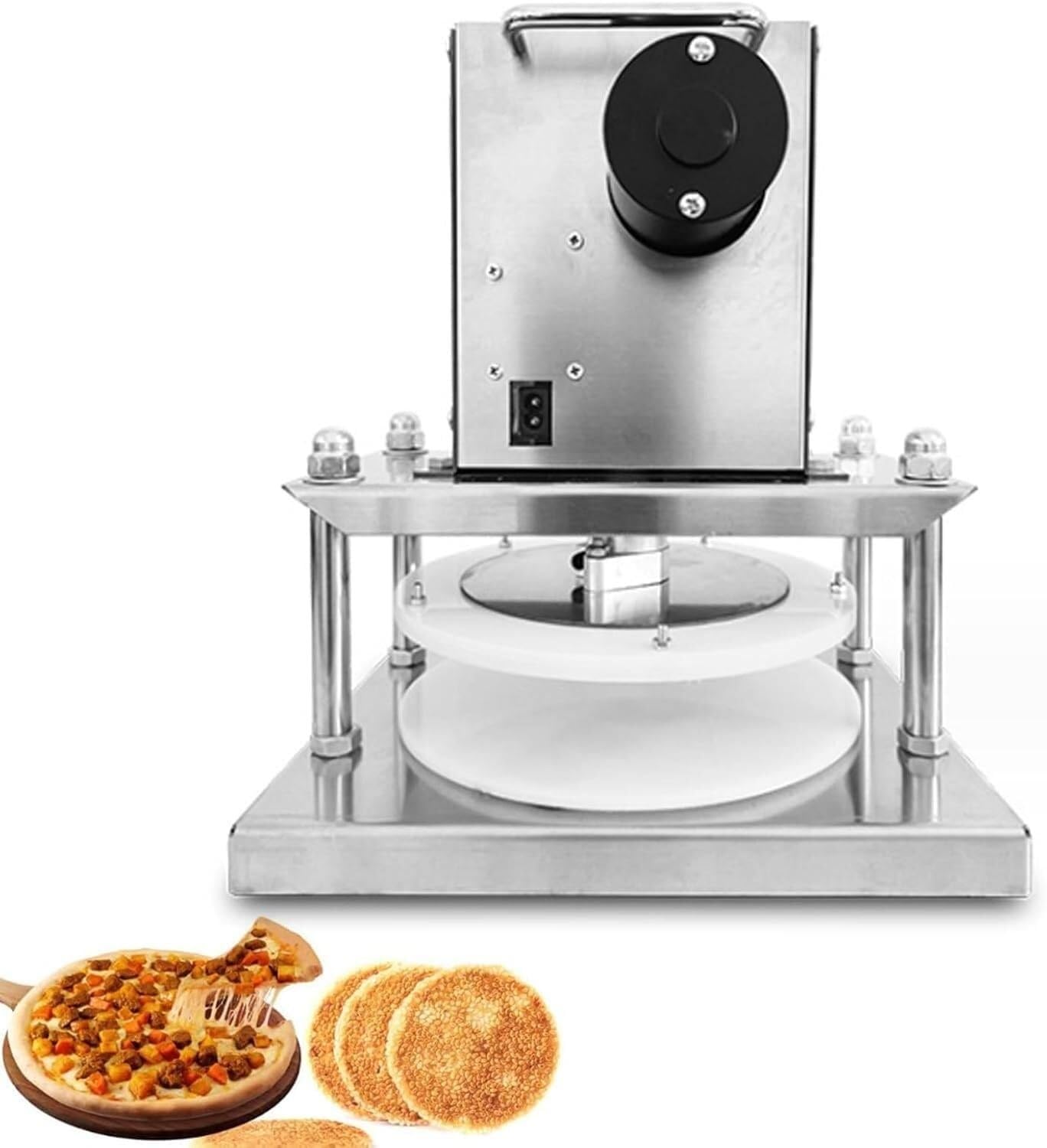 Presse à pizza en acier inox 22cm : gagnez du temps en cuisine