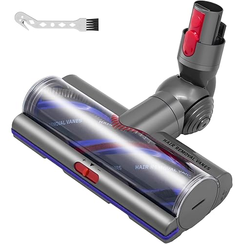High Torque Drive Clean Head for Dyson V11 V15 V10 V8 V7 Vacuum Cleaners, Anti-Tangle Brush, Adjustable Suction, Ideal for Cleaning Carpets and Hard Floors