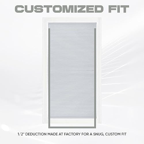 Miniatura 5 de Persianas Emporium Premium - Persiana celular opaca con filtro de luz blanca u opaca, 72 pulgadas de largo, 32 12 pulgadas de ancho, miles de tamaños