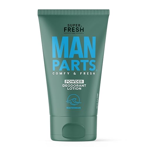Super Fresh Desodorante de bola para hombres Protección en polvo Previene partes adhesivas y olores del hombre Sin talco, sin parabenos, sin