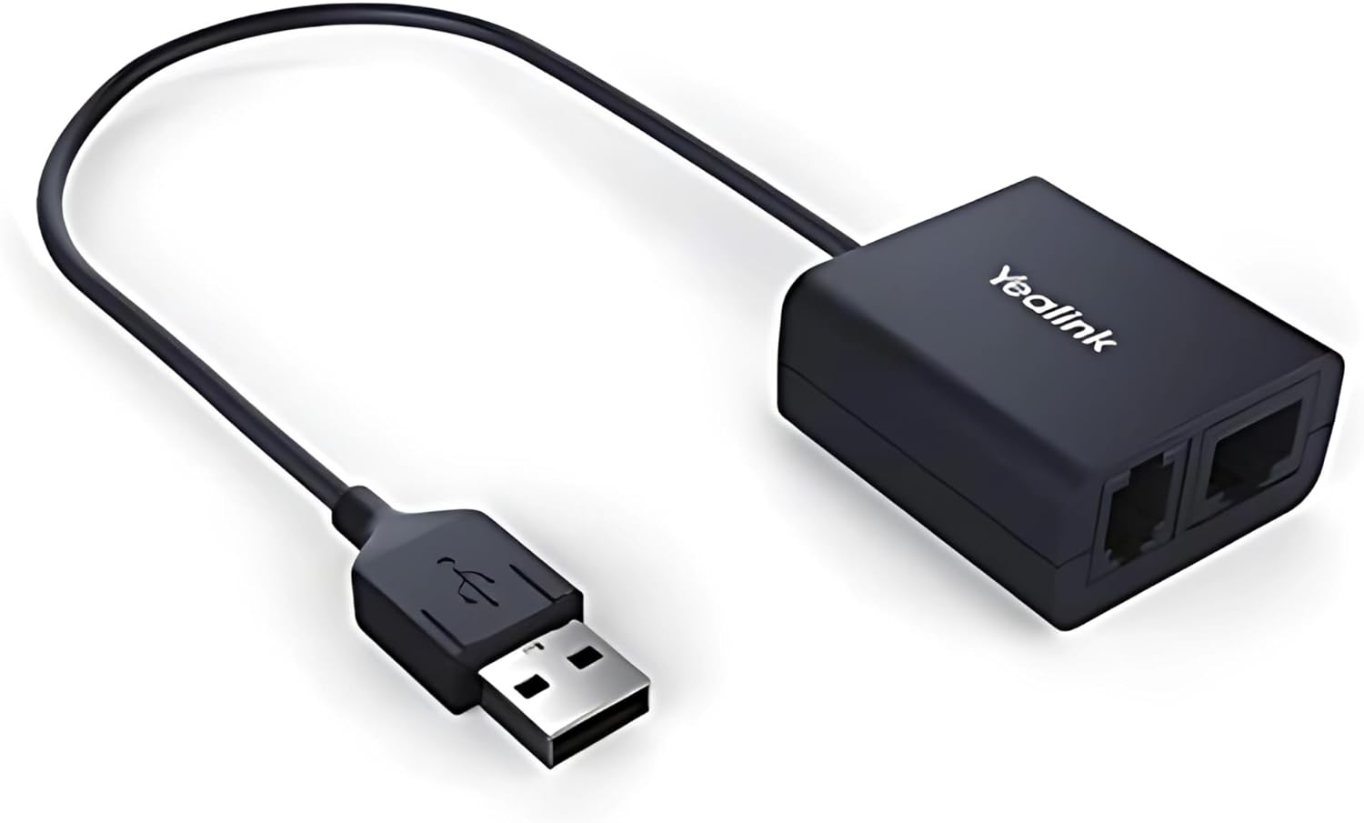 Yealink EHS40 Wireless Headset Adapter for Desk Phones T54W/T53W/T53/T58A/T57W/T48U/T48S/T46U/T46S/T43U/T42U/T42S/T41S/VP59 Compatible with Jabra, Poly, EPOS, Enables Remote Call Control, GTW Cloth