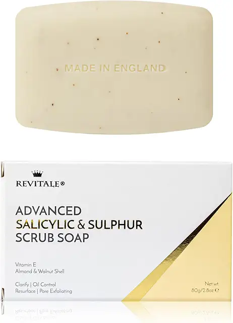 Revitale Advanced Peeling-Seife mit Salicylsäure und Schwefel - Saint Savon Seife