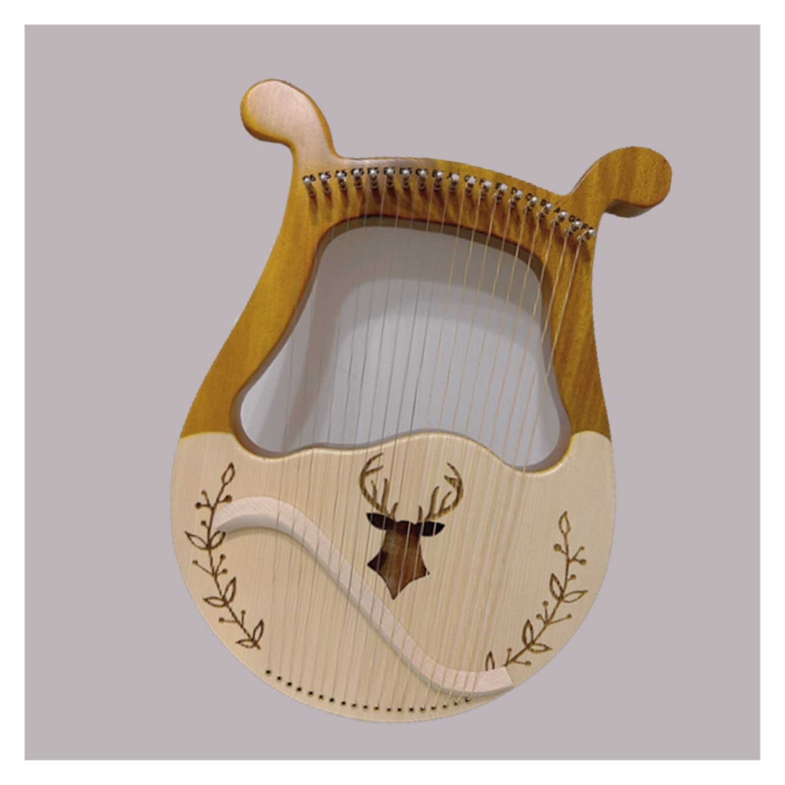 Arpa a lira Arpa a 16 corde Arpa a 19 corde Strumento musicale a lira portatile Arpa a lira per principianti