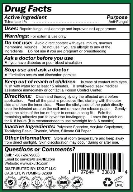 Natural Vine Nail Patches: Nail Fungus Treatment 32 Pcs - Image 8
