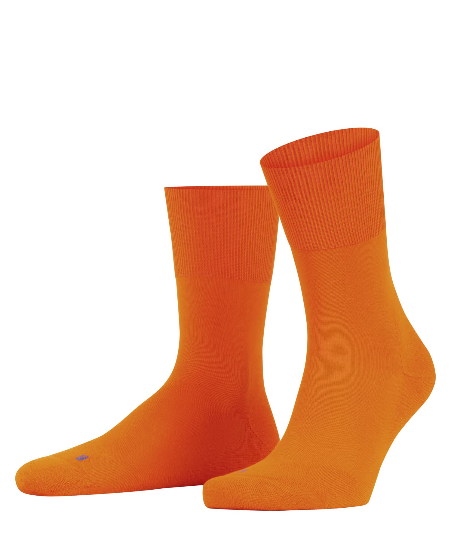 Falke Unisex Orange Bright 8930 Run U Sso Cotton Plain 1 Pair Socks, 9.5-10.5