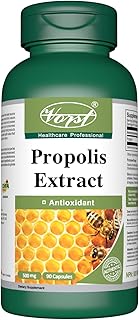 VORST Bee Propolis Extract 500mg 90 Capsules | Antioxidant Supplement for Common Colds & Flu and Boosting Immune System | 1 Bottle