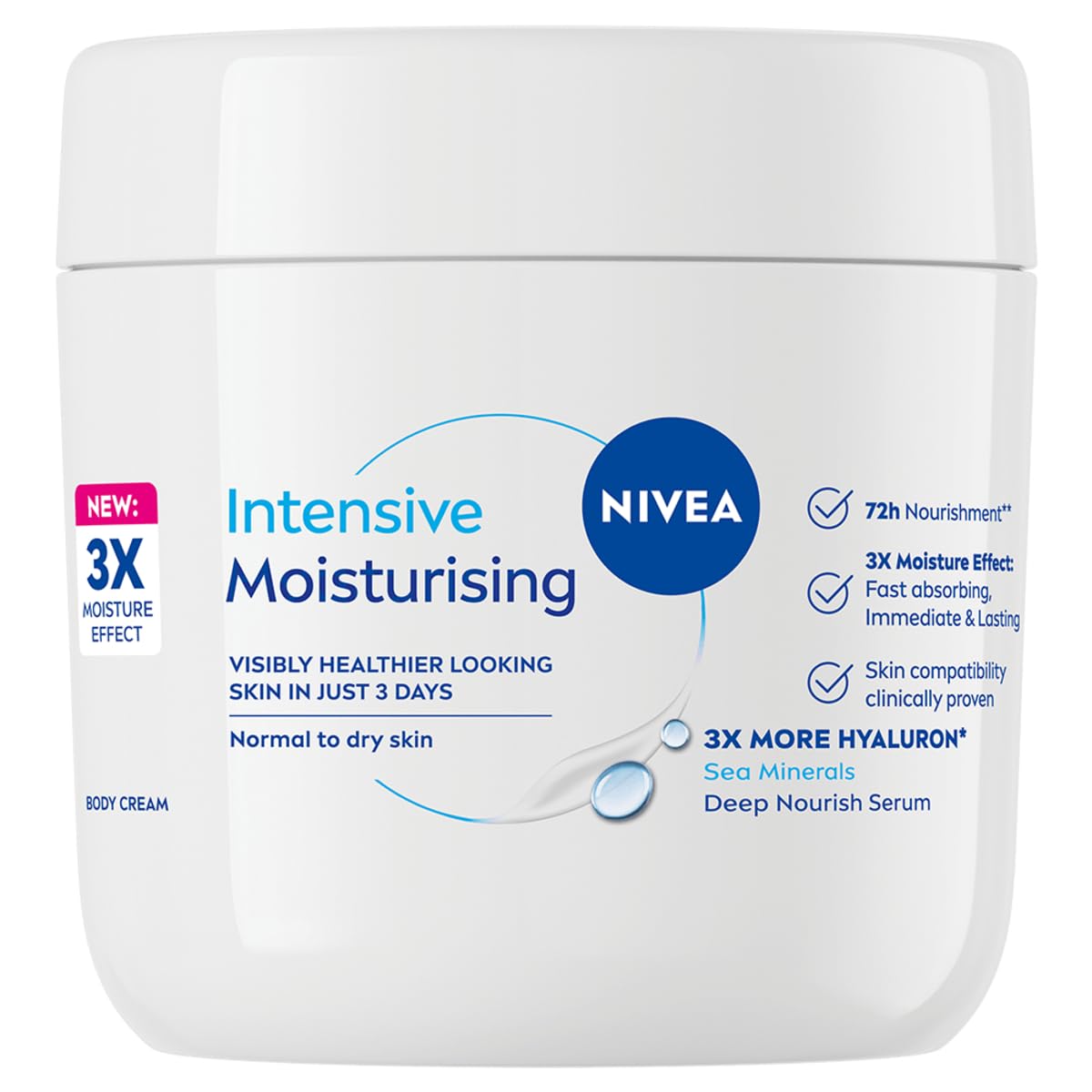 nivea crème 400ml intensiv feuchtigkeitsspendend
