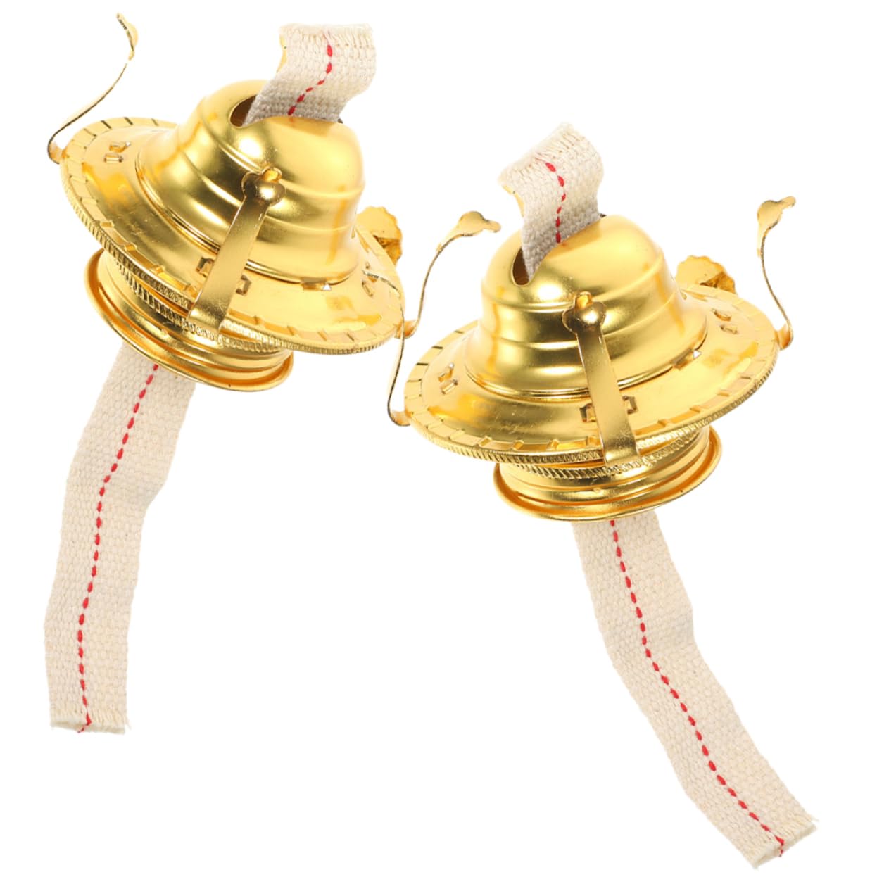 Mikinona 38 Hole Kerosene Lamp Regulator for Glass Oil Lamp Wick 2pcs Replacement Parts