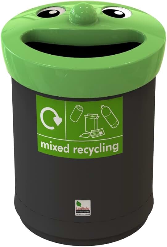 Amazon.co.uk lime green bin
