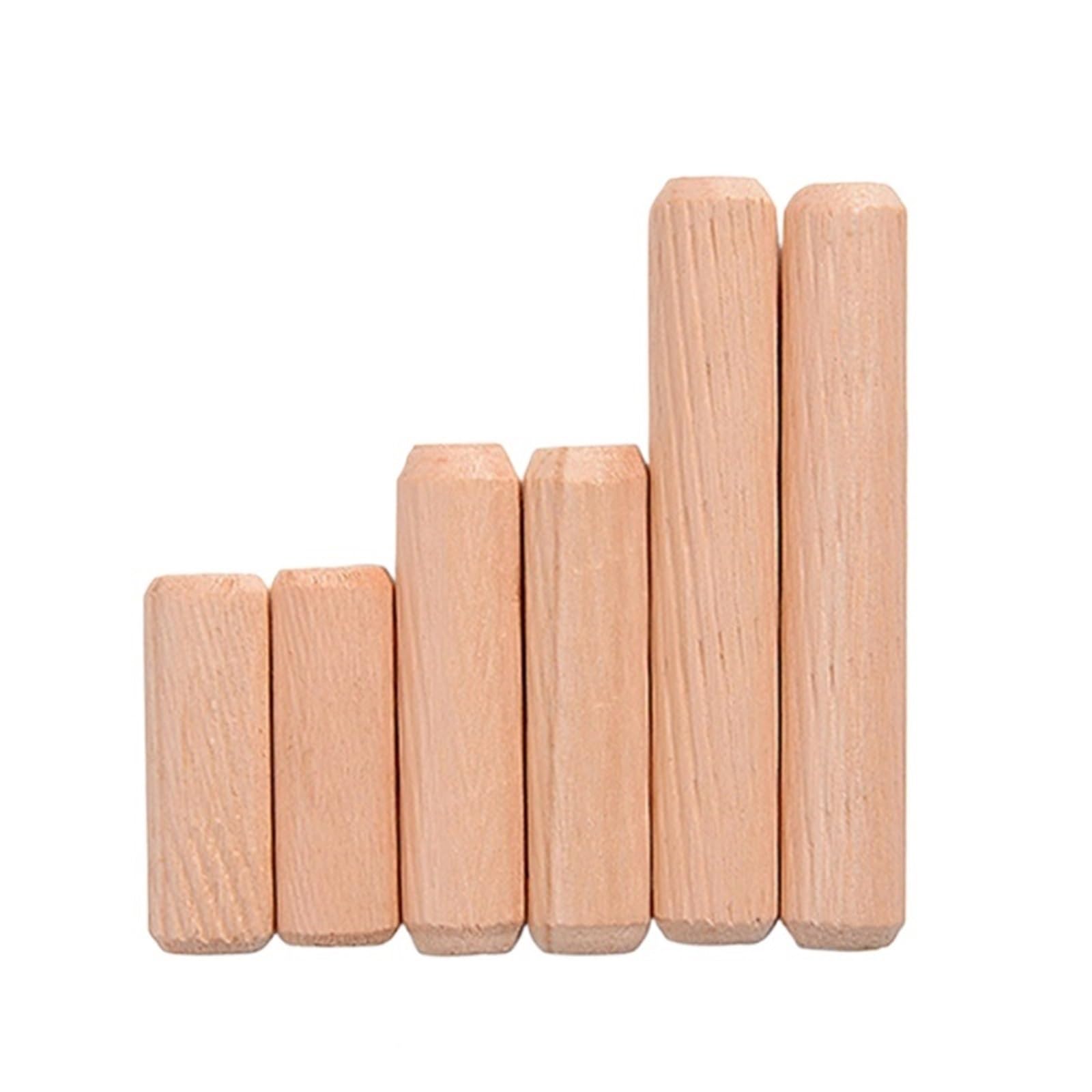 Drewniane patyczki do rękodzieła Wooden Dowels Assorted, Dowel Pins Pack Of 50 M12 By 30-100mm Natural(M12x100mm)