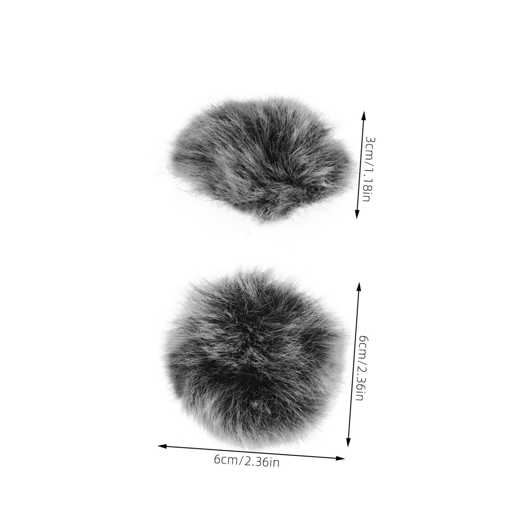ibasenice 4stücke Mikrofon Windschutz Aus Fell Abnehmbarer Popschutz Für Ktv-gesang Und Aufnahme Kompatibel Mit Lavalier-mikrofonen Schützt Vor Kratzern Und Stößen Einfach Zu Reinigen
