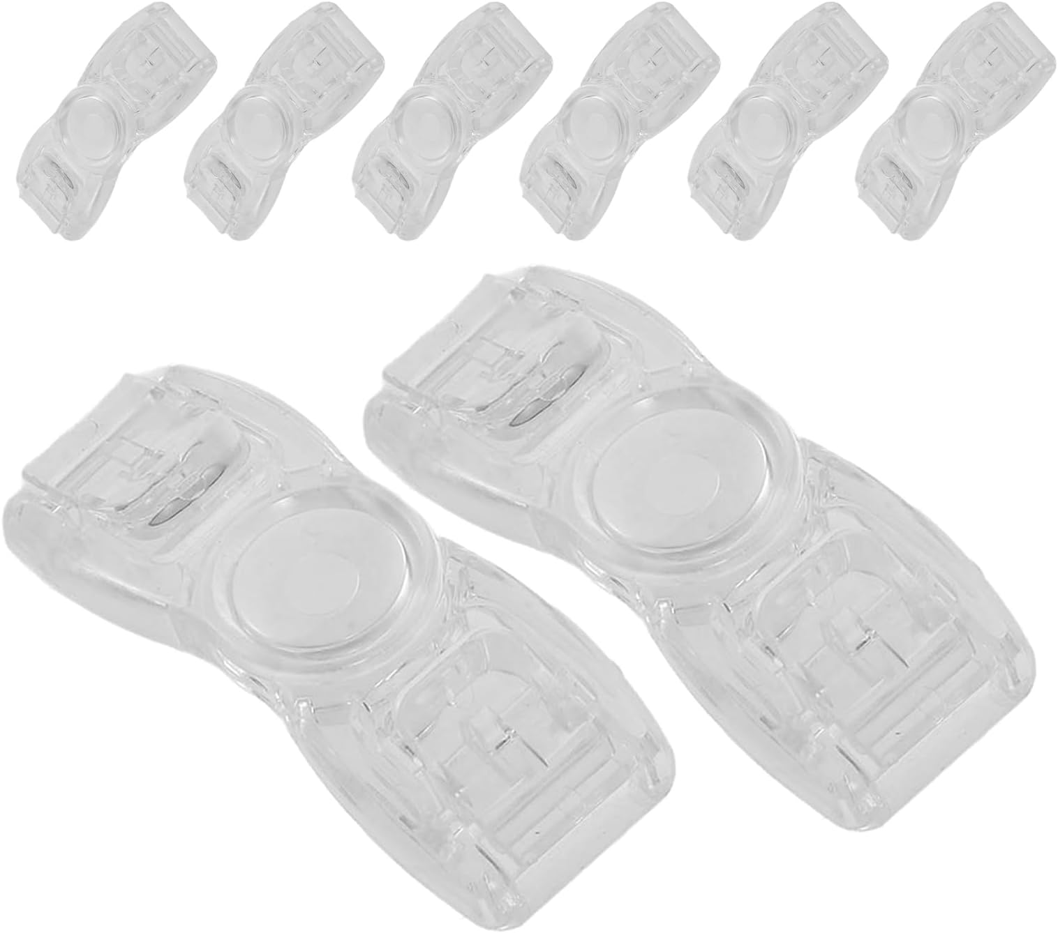 Swimming Goggles Buckle Clips Replacement, Universal Plastic Goggle Strap Locks for Swim Eyewear Re and Water Sports Accessories