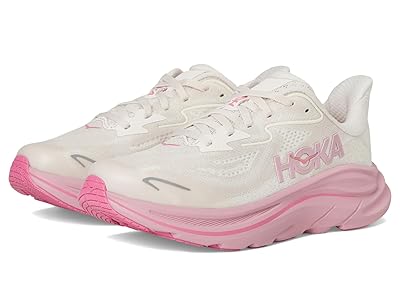 Hoka Kids Clifton 10 (Big Kid) Kids Shoes Rose Cream/Dried Rose : 3.5 Big Kid M, Textile
