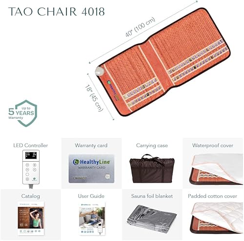 Miniatura 8 de HealthyLine, TAO CHAIR 4018, Anaranjado, 1