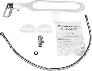 Oilet-Sitz, intelligenter WC-Spüler, 43 cm, intelligenter WC-Spüler, Bidet-Aufsatz mit hinterem und weiblichem Waschmodus aus strapazierfähigem ABS, passend für die meisten Toiletten für eine