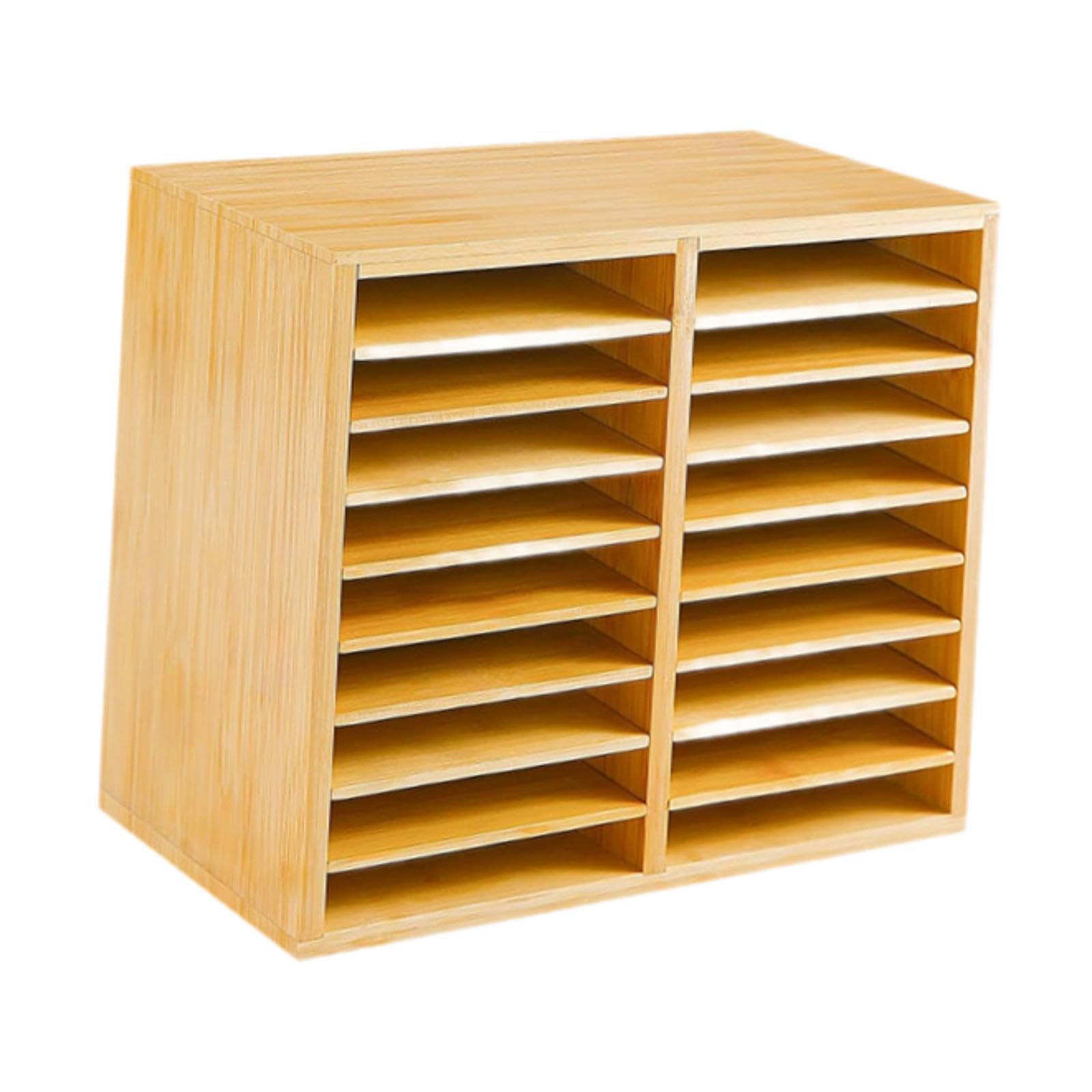 Organizzatore per Pennarelli in bambù, Porta, Contenitore per Pennelli, Salvaspazio